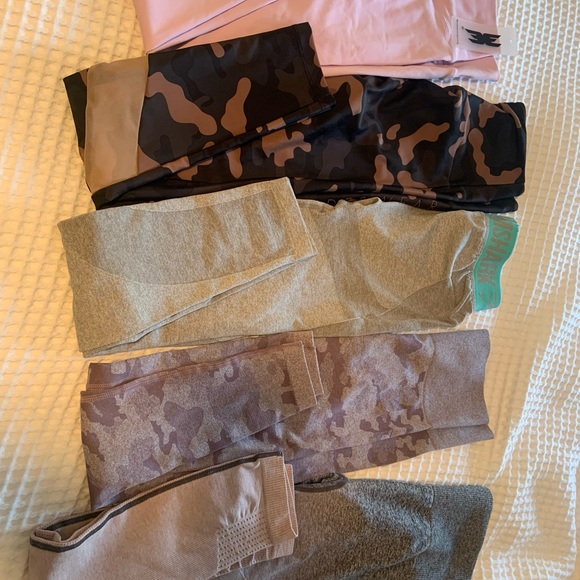 Selling set of 5 activewear leggings brand new Ryderwear Elite Elecen Gymshark - Picture 2 of 6